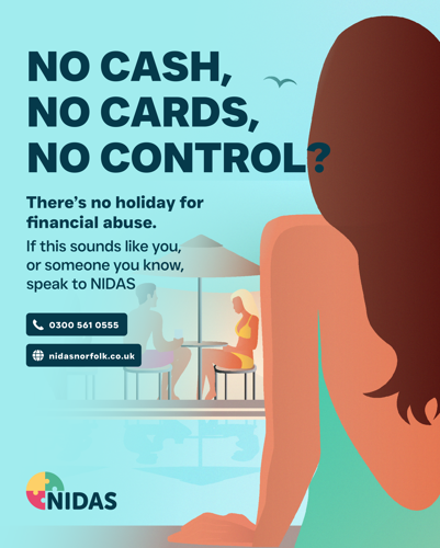 No cash, no cards, no control? female